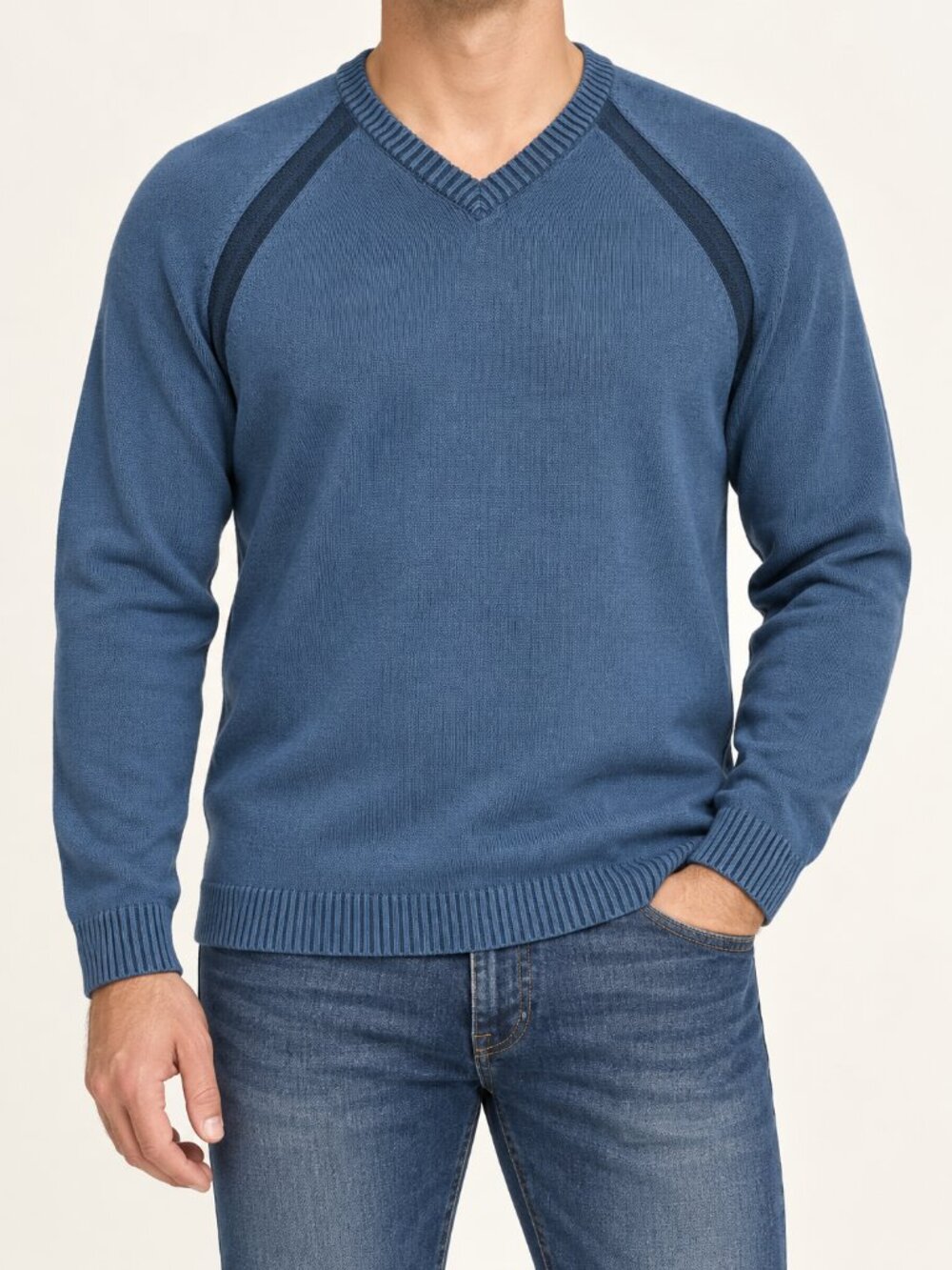 Tommy Bahama Men’s Blue V-Neck Sweater Size L